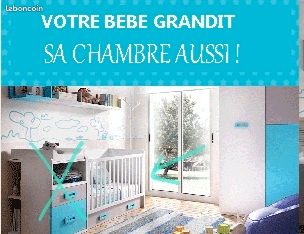 Lit évolutif de bébé jusqu'à l'âge adulte (image 5)