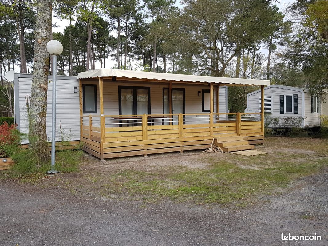 Vente Mobil Home Camping Les Oyats Seignosse Camping Seignosse - Annonces Camping et Mobil Home dans les Landes -  leboncoin