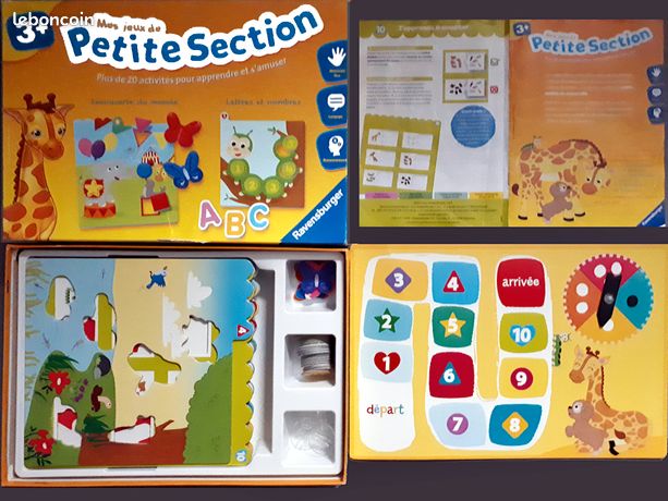 Ravensburger - Jeu Educatif - Mes jeux de petite section - Coffret complet éducatif - 20 activités programme 1e année maternelle - A partir de 3 ans - 24522