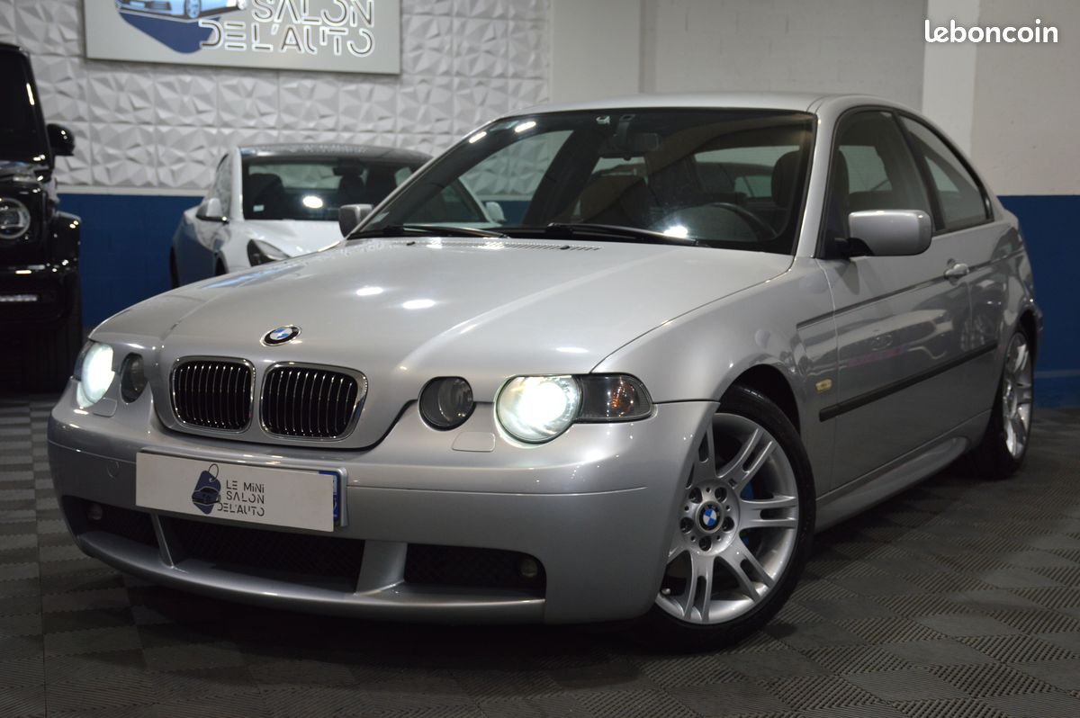 BMW SERIE 3 (E46) 325TI 192 COMPACT PACK M-97.640km-6 Cylindres-Echappement à Clapet-Amortisseurs Bilstein-Xénon-Volant Moteur/Embrayage Ok-Gros Dossier Entretien-Etat Rare-Collector-Garantie 6 Mois (image 2)