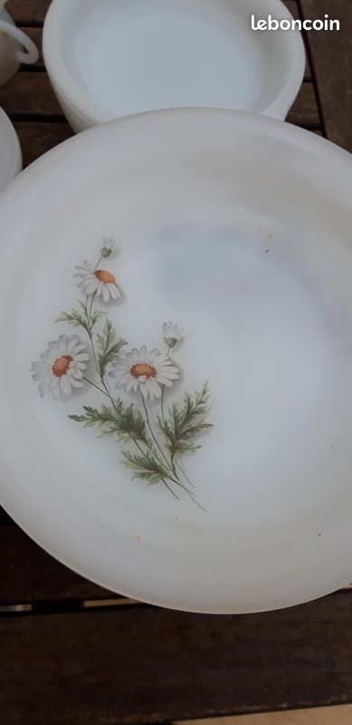 Vaisselle arcopal décors fleurs vintage (image 2)