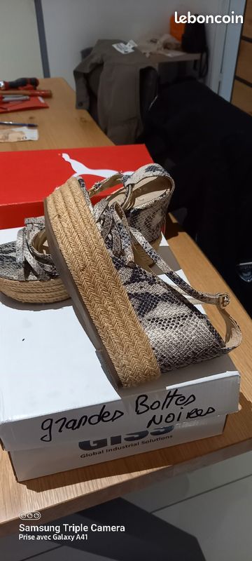 Chaussures femmes Compensés léopard 🐆 (image 3)