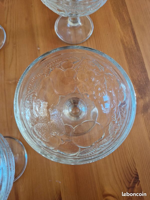 Lot de 5 Coupes à Glaces en très bon état (image 6)