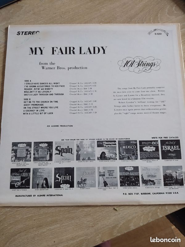 Vinyle 33t My Fair Lady (image 2)