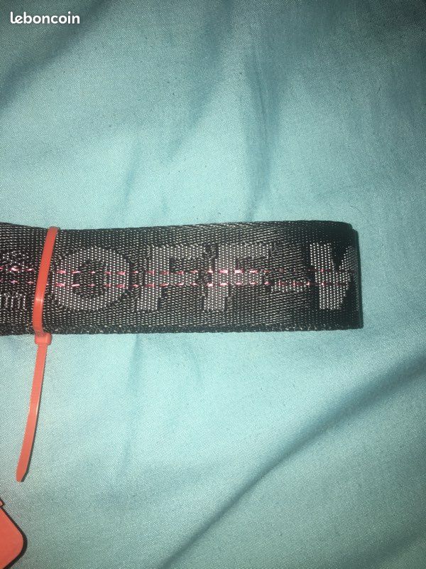 Ceinture off white noir (image 7)