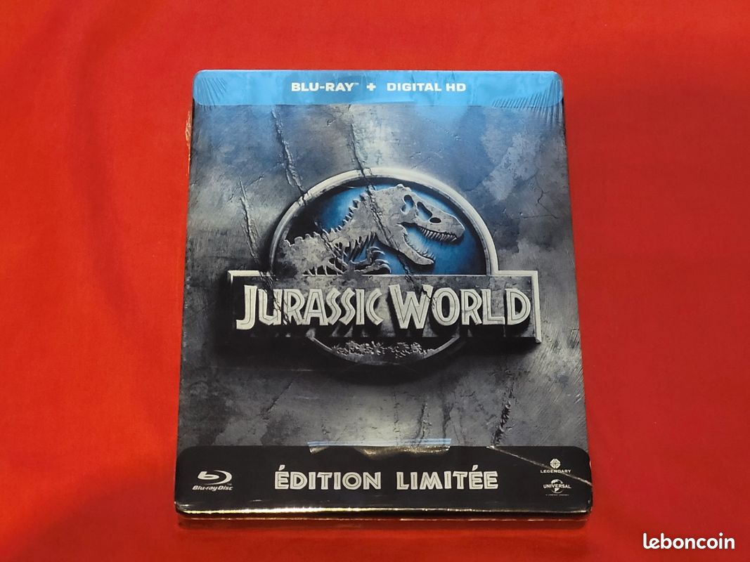 Jurassic World bluray steelbook NEUF (image 1)