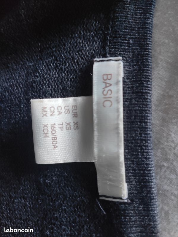 Gilet basic gris (image 3)