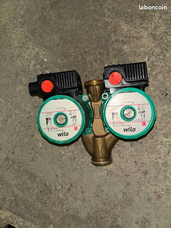 Pompes circulation ecs eau chaude sanitaire wilo star zd25/6 (image 2)