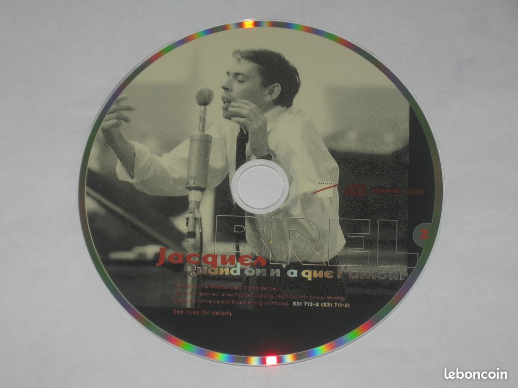 Jacques Brel – Quand On N'a Que L'amour 2xCD + 1 DVD (image 5)