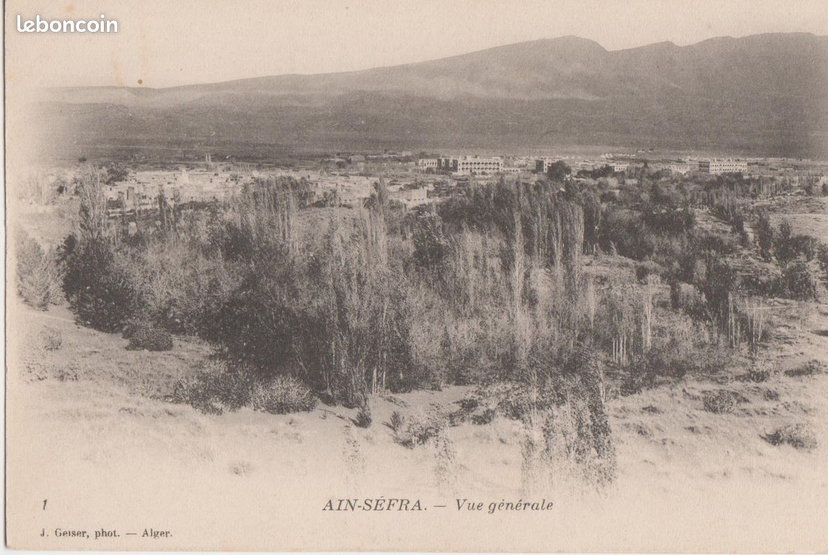 Tirage Vintage Algérie Aïn Sefra - Caserne De La Légion - Circa 1905 - Format 8x11,5 Cm