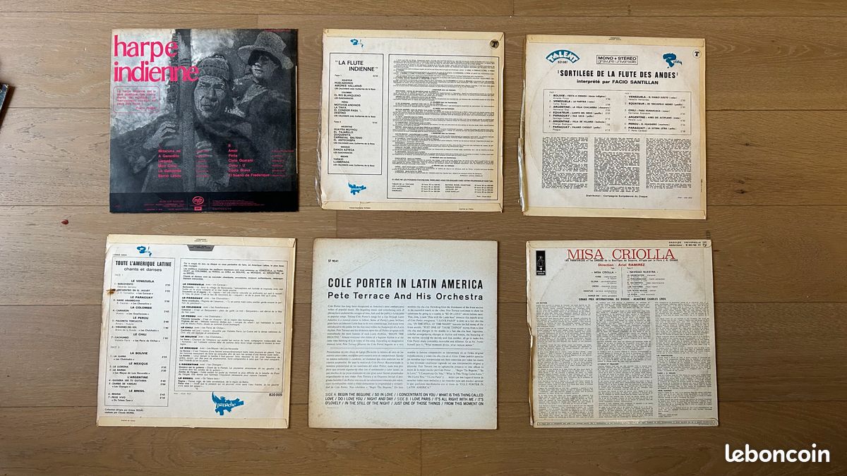 Lot 11 disques vinyles 33 Tours type World / hispanique (image 4)