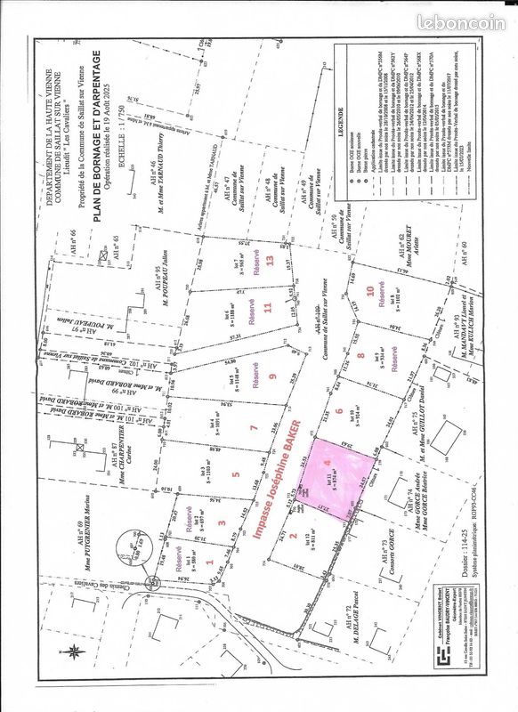 Terrain 874 m² · à Saillat-sur-Vienne · 874 m² · 20 236 €