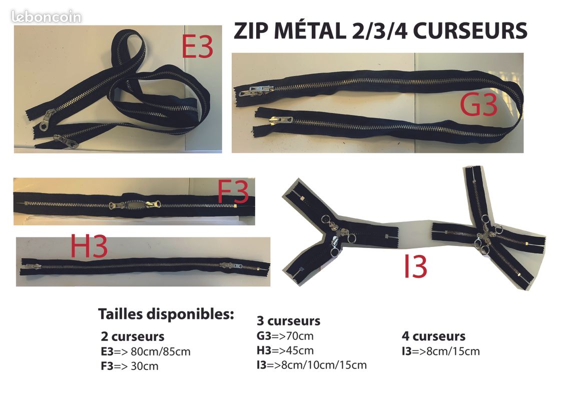 Destockage ZIP/fermeture à glissière (image 4)