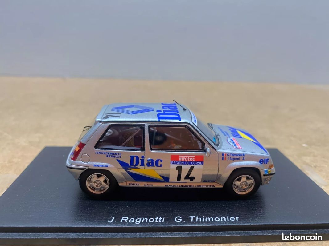 RENAULT MAXI 5 Turbo Winner Tour De Corse 1985 Jean Ragnotti Ixo
