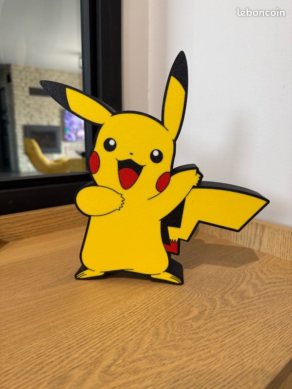 Plaque De Prise Murale Pikachu Pokémon GO – Décoration Artisanale, USA