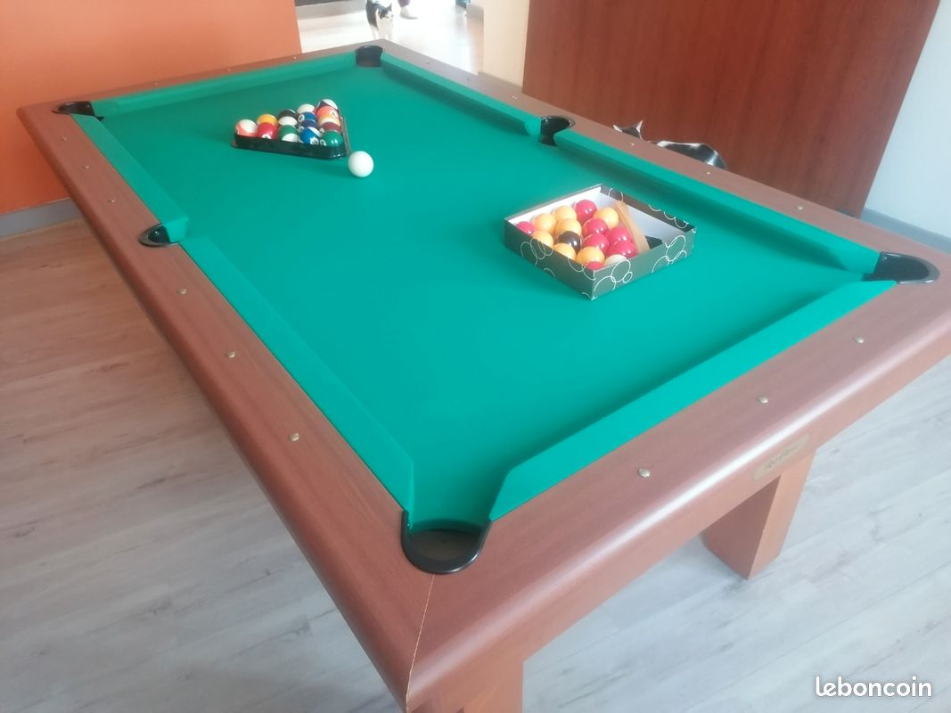 Billard américain RS Diagonale 260 outdoor coloris blanc