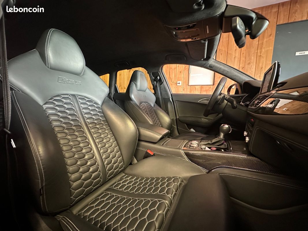 Audi RS 6 4.0 TFSI 560CH QUATTRO + ECHAPPEMENT RS + SOUND BOSE + ENTRETIEN CONSTRUCTEUR + SIEGES CHAUFFANTS/ELECTRIQUES + GARANTIE 12 MOIS (image 13)