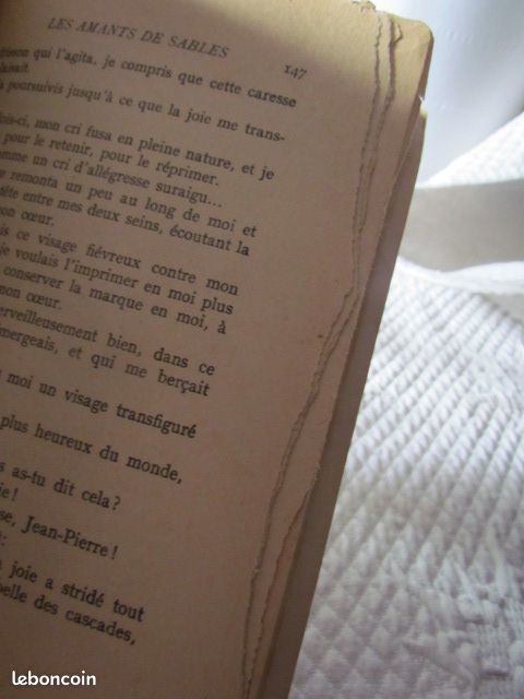 (2351) livre « Les amants de sable » Collection les fruits verts (image 7)