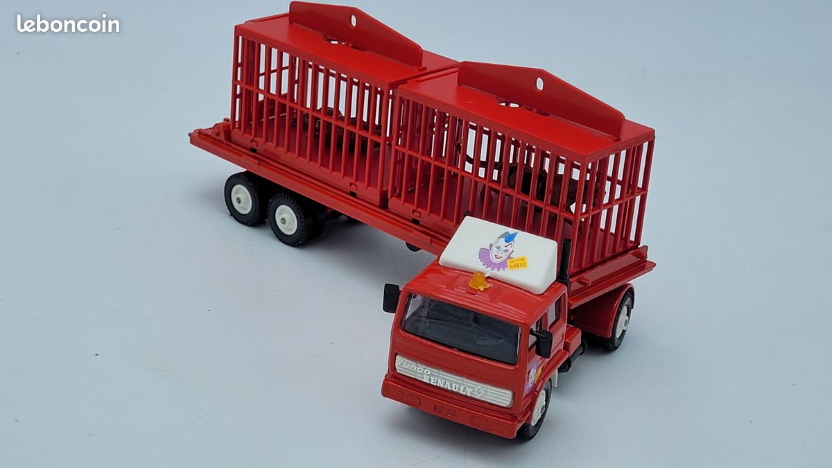 SEMI REMORQUE CIRQUE Pinder .majorette . 1/100 Bonne État EUR 5,00 - FR