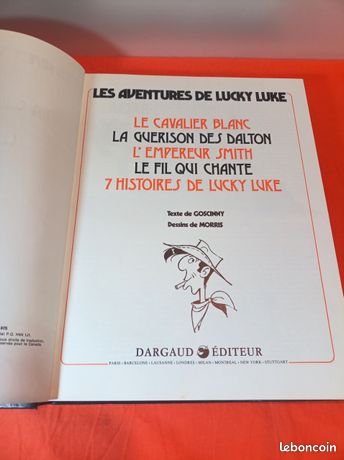 Lucky Luke Tome 3 Rombaldi - Morris, édition 1975, état Correct Pour Restauration