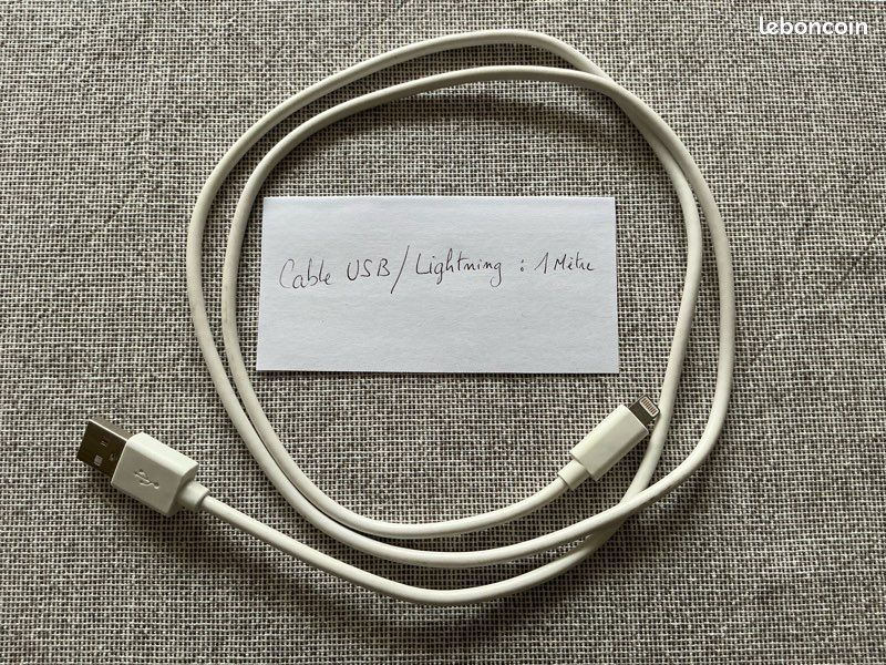 Câbles USB vers Lightning (image 1)
