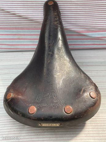 Rare Selle de Vélo Bauriat Pour Vélo De Dion Bouton Années