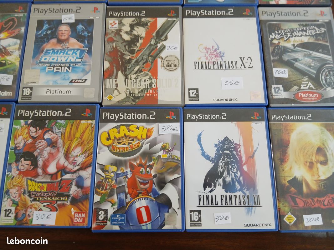 Lot De 5 Jeux PS2 (Playstation 2) Pour Collection & Rénovation - Adventure