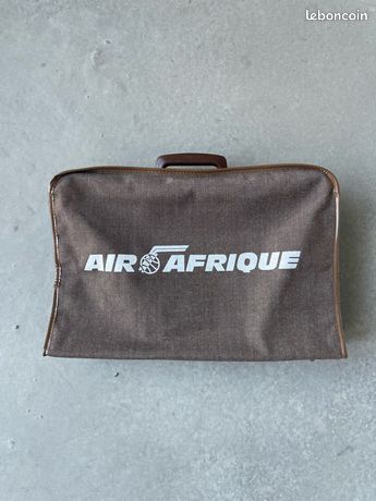 Ancienne valise publicitaire  air Afrique  vintage