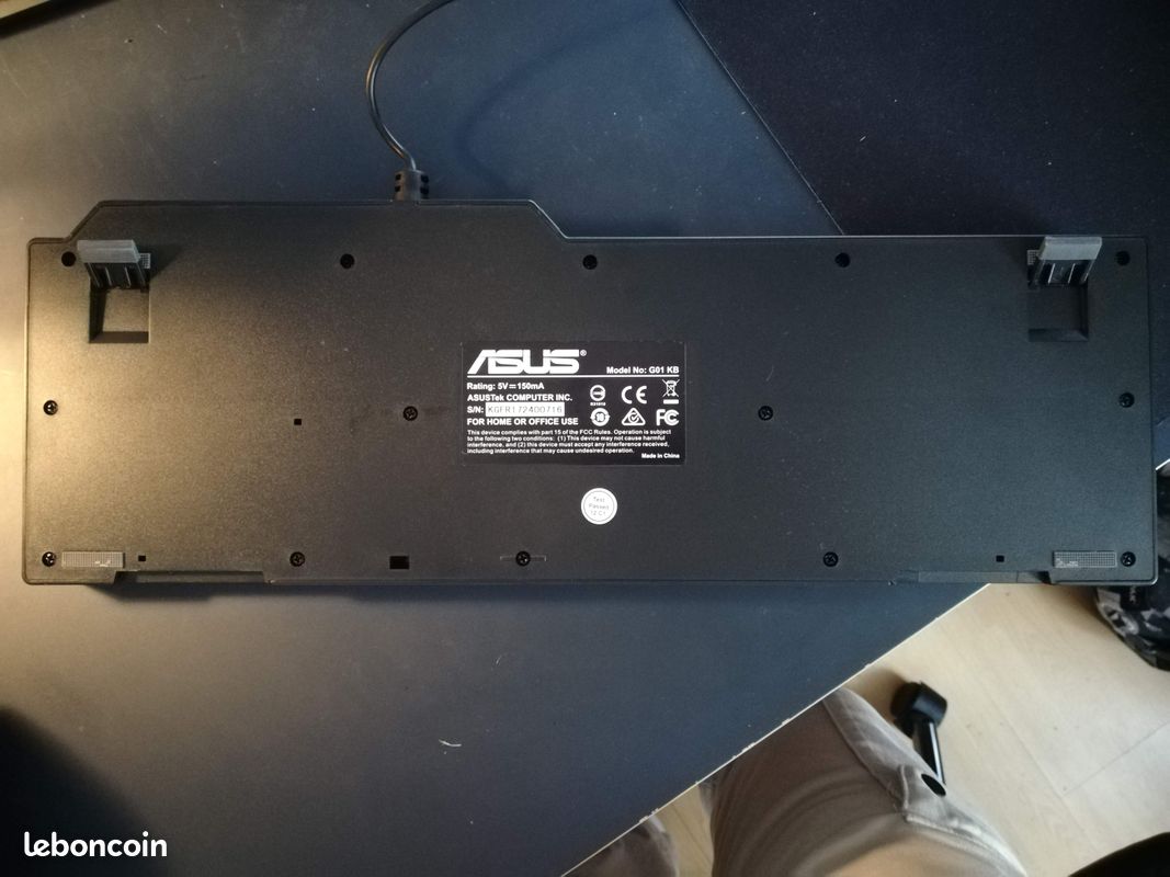 Clavier ASUS G01 KB AZERTY (image 3)