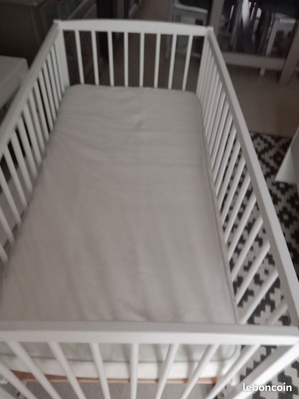 Lit à barreaux avec matelas Ikea 60×120cm (image 7)