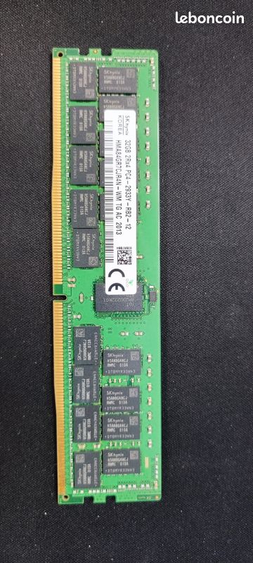 RAM 32Go DDR4 PC4 2933Y 2Rx4 (image 2)
