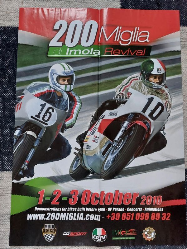 Affiche moto -Poster moto - Bikers Classics SPA JUIN 2010 - Équipement moto