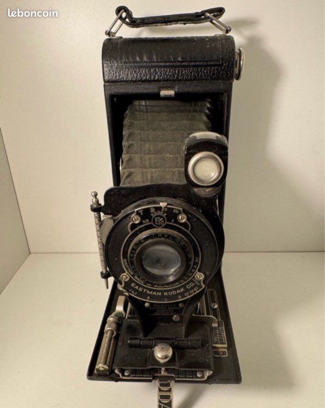 Grand Appareil Photo KODAK USA c.1920 a Soufflet - Collection