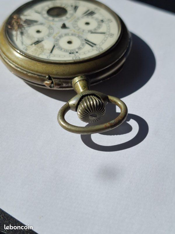 Ancienne Montre Gousset Régulateur Française - Ne Fonctionne Pas, Vendue Dans Son état