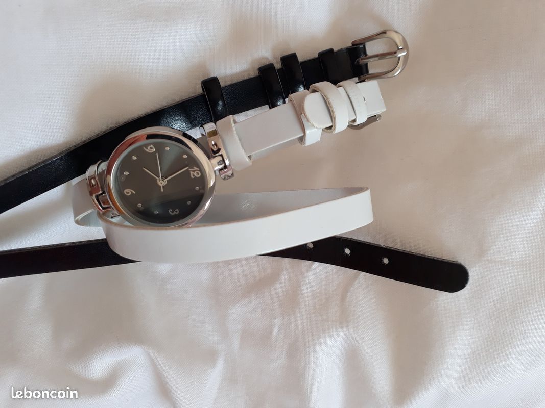 Montre bijou, fond irisé foncé, neuve (image 2)
