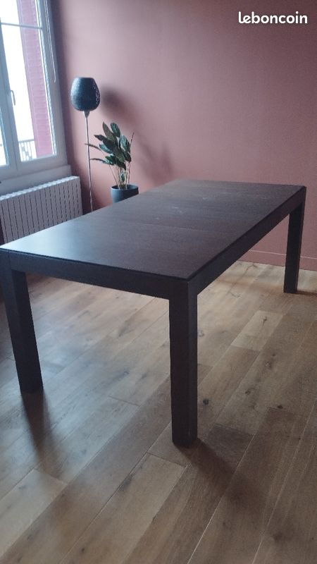 Table en bois grise extensible de la marque Habitat modèle Drio (image 6)