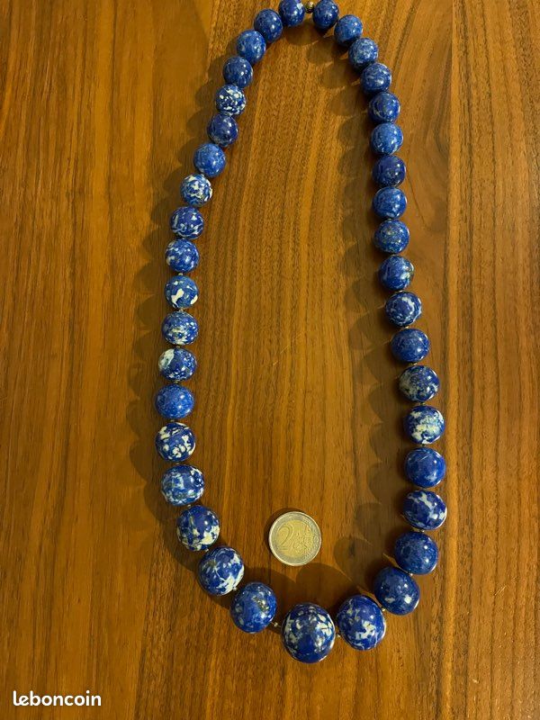 Collier lapis lazuli PASHTO - bijoux équitables
