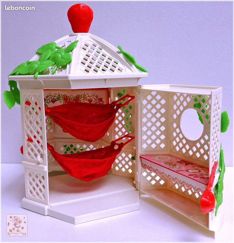 Carrousel Strawberry Shortcake 1980 – Charlotte Aux Fraises Kenner – Complet Excellent état