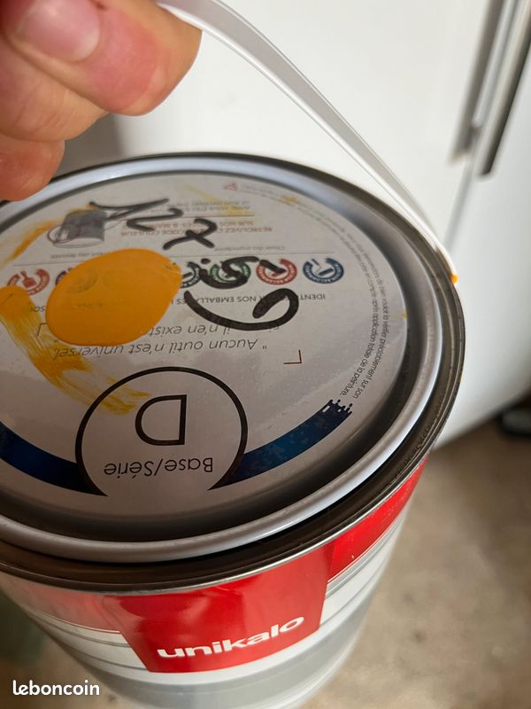 Peinture Unikalo satin jaune moutarde neuf (image 4)