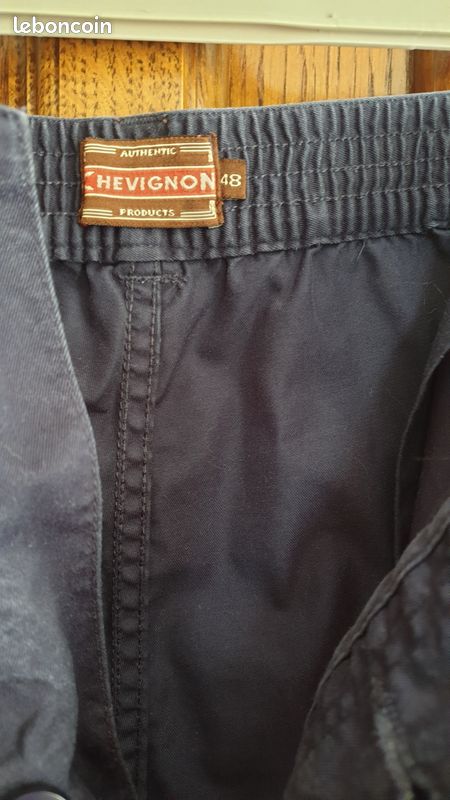 Bermuda homme Chevignon T48 marine (image 4)