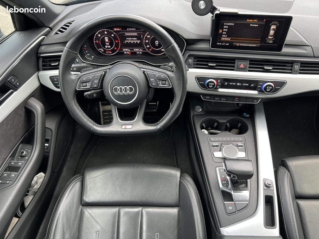 Audi a4 2.0 tdi - 190 cv - s-line - s tronic - toit ouvrant (image 5)