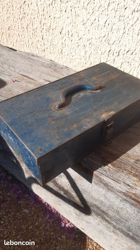 Boite metalique bleu (image 6)