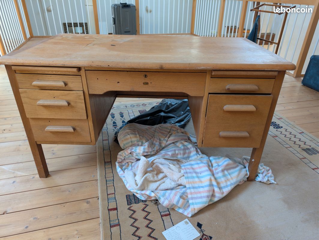 Bureau Abbess en Bois Massif (image 1)