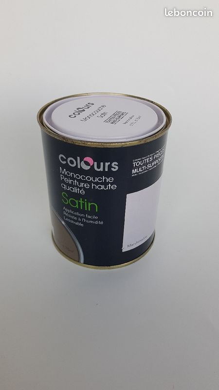 Pot de peinture 0,75L COLOURS marshmallow LGDS (image 1)