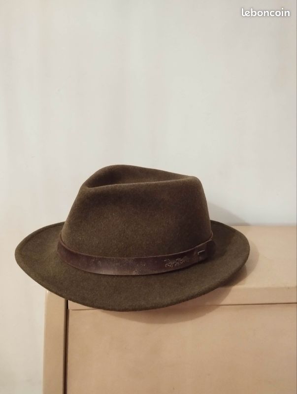 3x Stetson reconditionné avant 1971 taille 7. Couronne 5 bord 3,25. LIRE