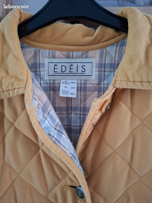 Gros Pull Edeis Taille 38/40 Gris/beige - Occasion Très Bon état, Coupe Ample Et Chaude