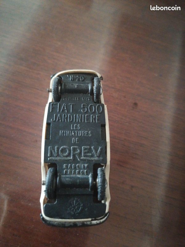 Norev Fiat 500 Jardinière 1965 - 1/43 - Blanc Crème - Miniature Collection