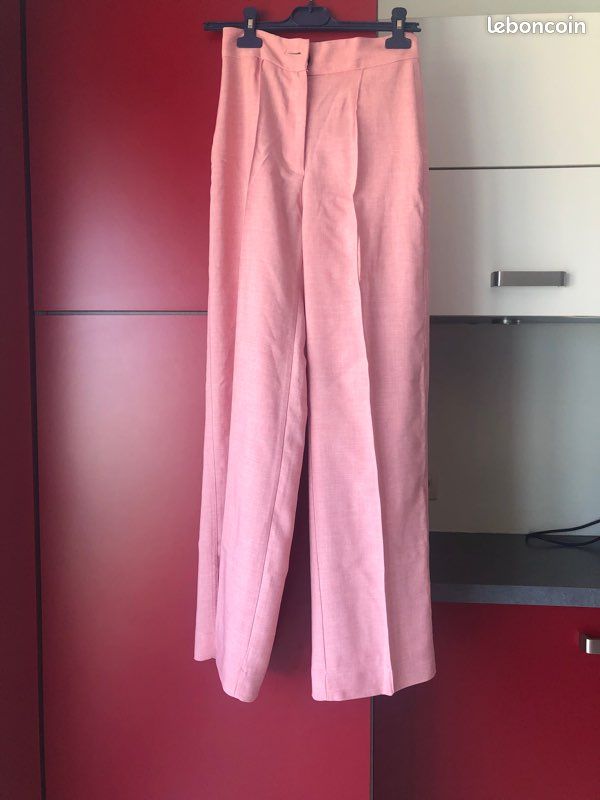 Pantalon rose  T/H Bershka (image 1)