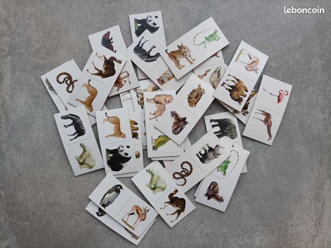 Jeu de dominos les Animaux sauvages (image 3)
