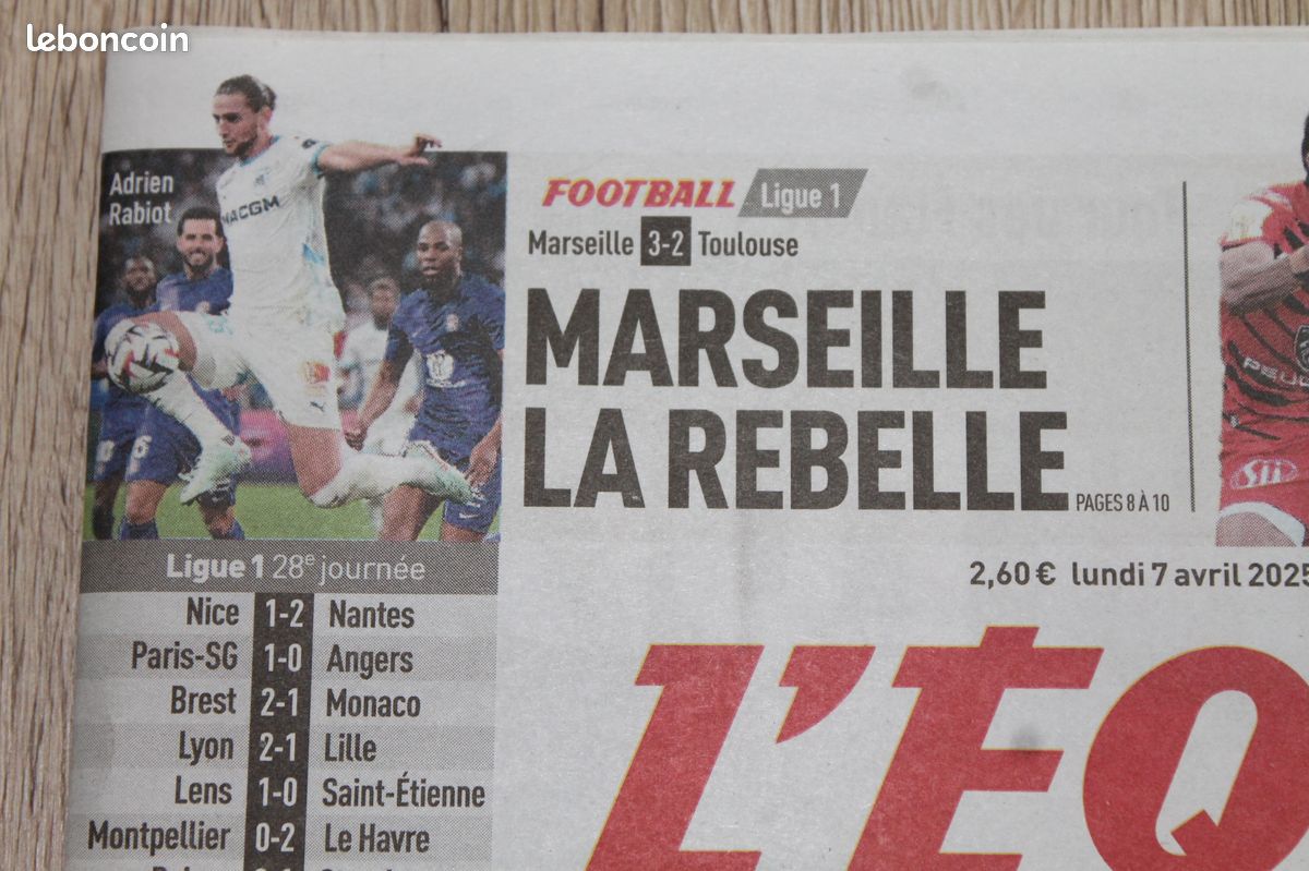 L’Equipe du 7/4/2025 - LA REPONSE - Tadej Pogacar - Tour des Flandres - OM - (image 3)